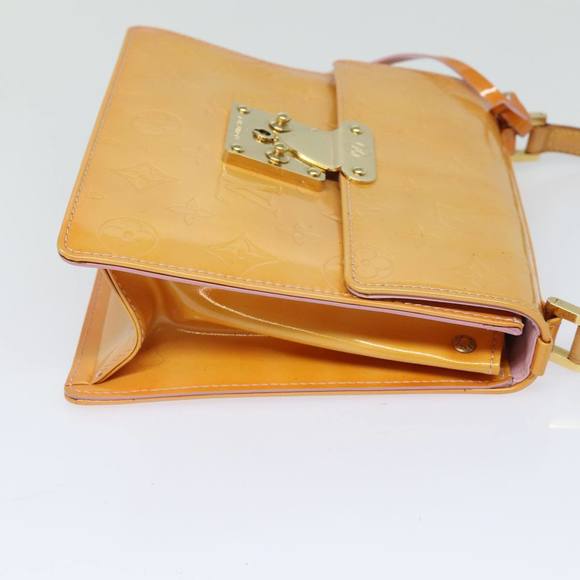 LOUIS VUITTON Vernis Spring Street Hand Bag Marshmallow Pink M91033 Auth 80345 - Picture 3 of 16